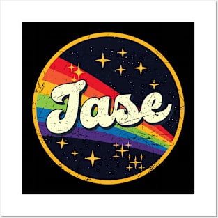 Jase // Rainbow In Space Vintage Grunge-Style Posters and Art